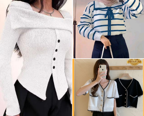 "This viral knit makes a simple outfit look expensive 😭✨" cover photo collage