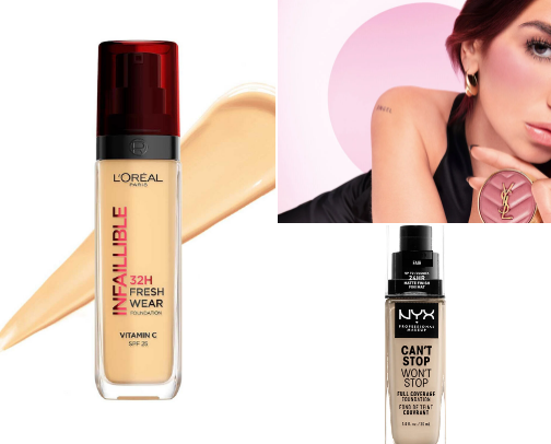 Makeup goodies cover photo collage