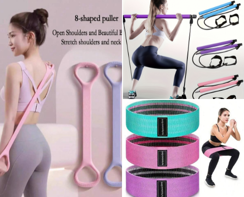 Gym Mood and Fitness Finds cover photo collage