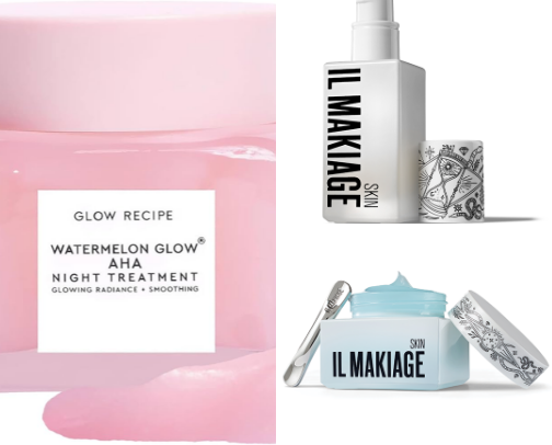 Skin care cover photo collage