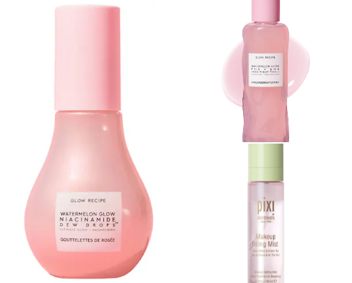 skincare recs cover photo collage