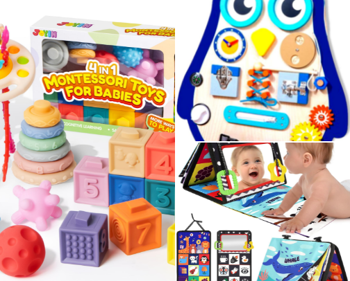 Best Sensory Toys for Babies cover photo collage
