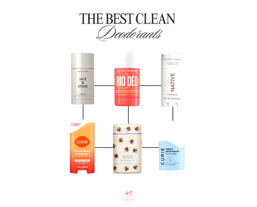 The Best Clean Deodorants cover photo collage