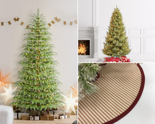 classic Christmas decor cover photo collage