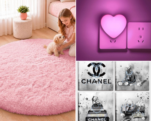Aesthetic Kids & Teens Room Sanctuary 🌸⚡ cover photo collage