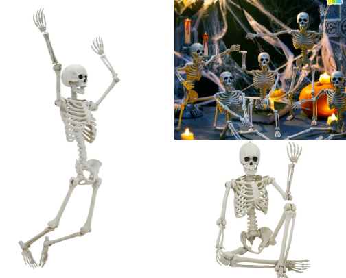 Halloween Skeletons cover photo collage