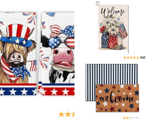 Lovely Memorial Day decorations cover photo collage