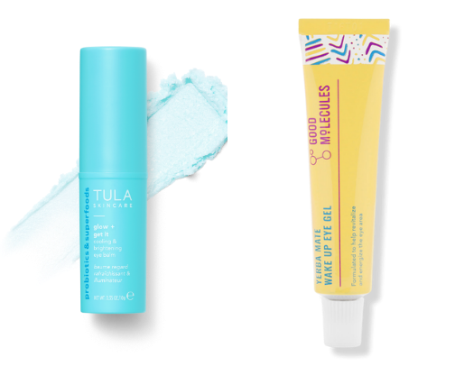 The BEST brightening eye creams/balms cover photo collage