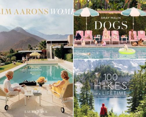 Coffee table books cover photo collage