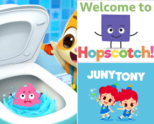 Youtube channel good for toddlers❤️ cover photo collage