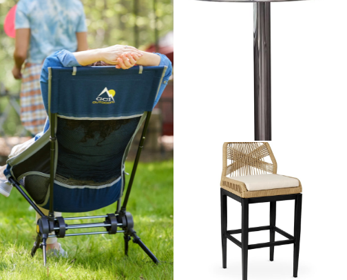 Spring Patio Furniture Small Spaces cover photo collage