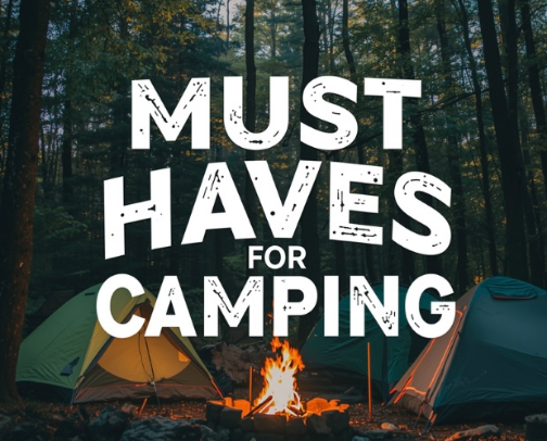 Must Haves for Camping cover photo collage