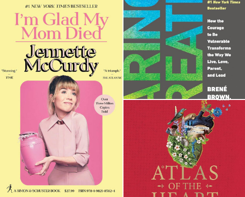 Mental health book recommendations 🧠 cover photo collage