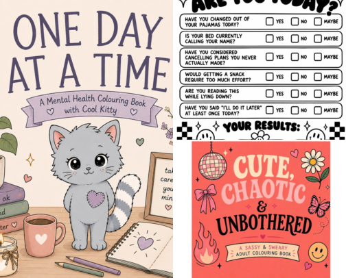 my colouring book creations cover photo collage