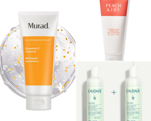 Refreshing face cleansers 🧖‍♀️ cover photo collage