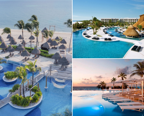 The best all-inclusive resorts cover photo collage