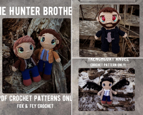 Doll Crochet Patterns cover photo collage