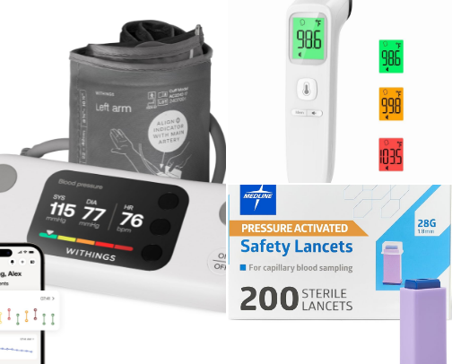 Health Gadgets cover photo collage
