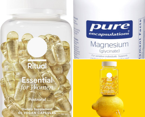 POSTPARTUM VITAMINS (MOMS IN THEIR 20s) cover photo collage