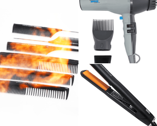 Favorite hair tools cover photo collage