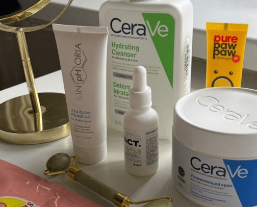 Skin care cover photo collage