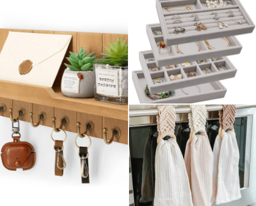 Stylish Home Organization cover photo collage
