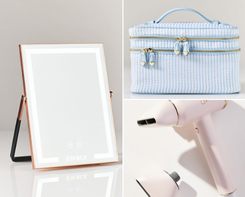 beauty + skincare cover photo collage