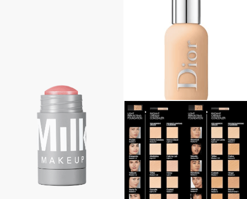 makeup💄 cover photo collage