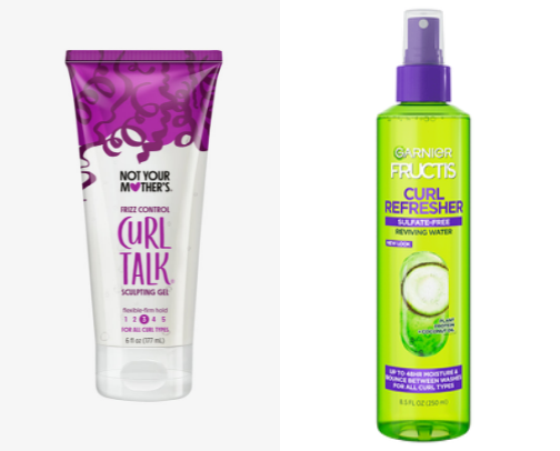 hair products (curly + wavy hair edition) cover photo collage