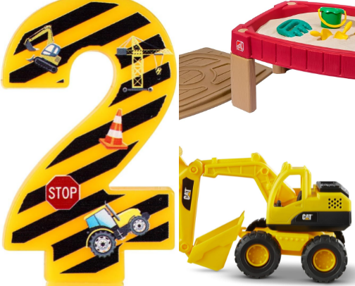Second birthday 🚜👷 cover photo collage