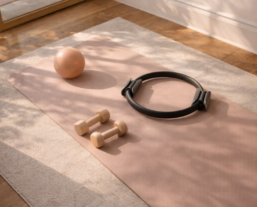 At Home Pilates Essentials for 2026 cover photo collage