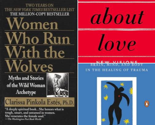 Book recommendations for the evolving woman 💋 cover photo collage