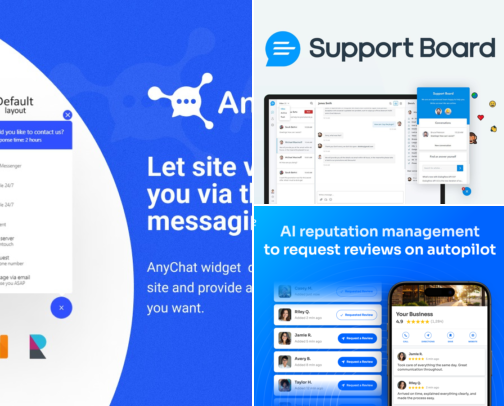 Tools to Answer Customers Without Hiring Support cover photo collage