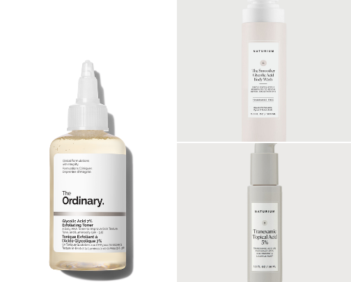 Products that promotes Even skin tone cover photo collage