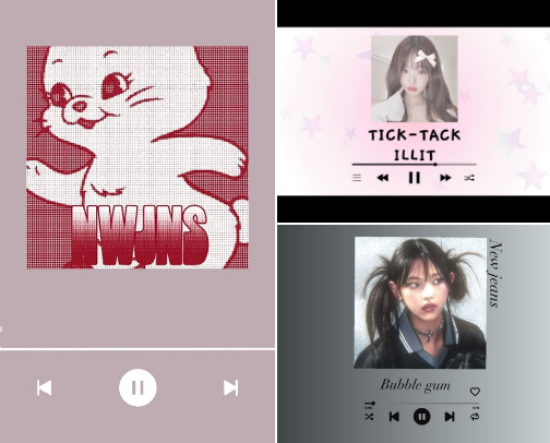 Kpop Playlists i listen to to study better! 
~ cover photo collage
