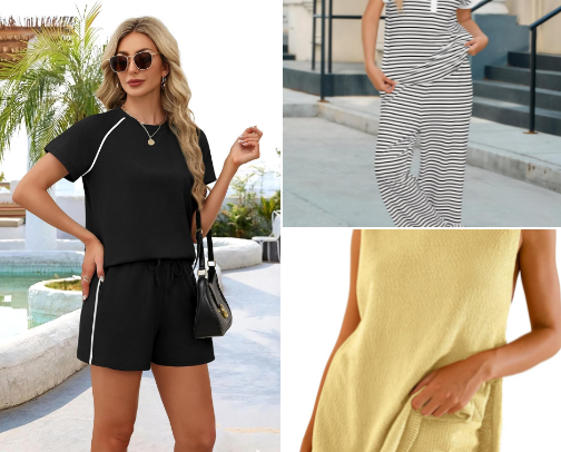 Travel & Lounge Wear cover photo collage