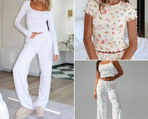 Cute Loungewear finds: cover photo collage