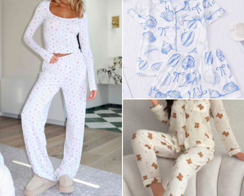 Cute Loungewear finds: cover photo collage