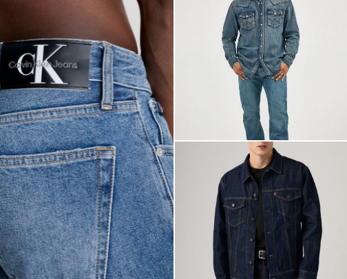 Denim on denim cover photo collage