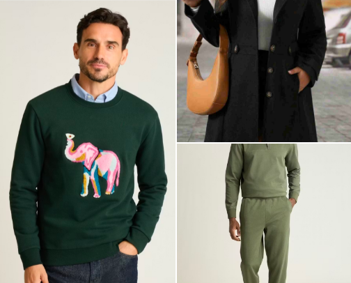 EXCLUSIVE CLOTHING FASHION cover photo collage