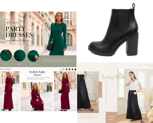Fall Into Fashion from Amazon Prime cover photo collage