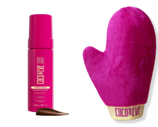 self-tanner cover photo collage