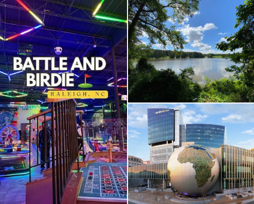Fun things to do in Raleigh, NC cover photo collage