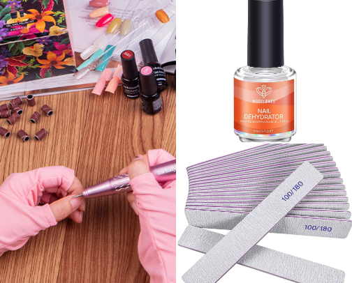 everything you need to make homeade press on nails! cover photo collage