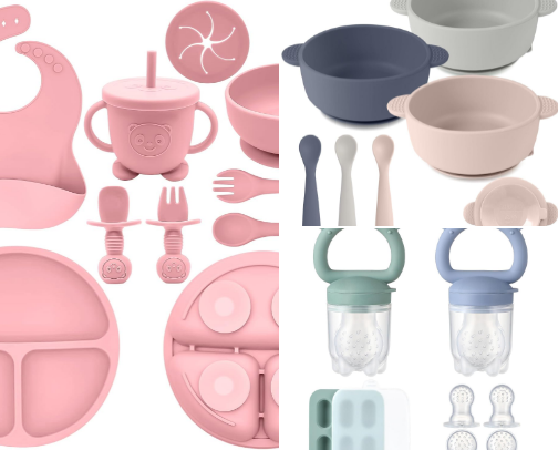 Starting Solids/ Baby Led Weaning cover photo collage