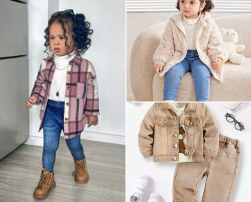 Trendy Fall School Outfits (Toddler Edition) cover photo collage