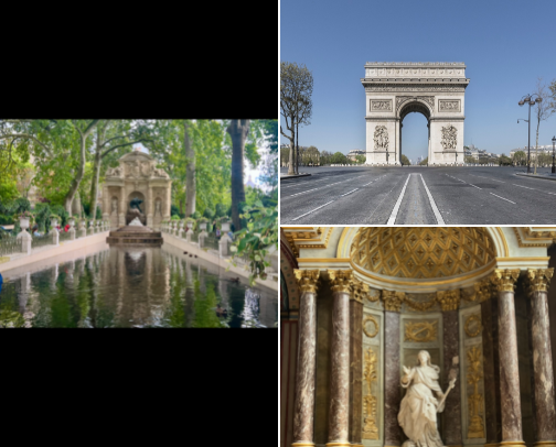 A trip to Paris cover photo collage