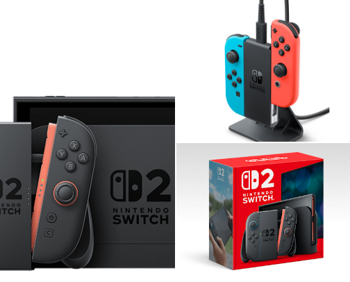 Nintendo games and accessories cover photo collage
