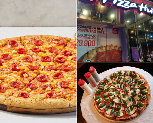 Pizzas cover photo collage