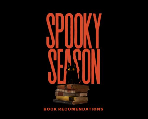 Spooky Season Book Recommendations cover photo collage